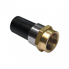 Переход ПЭ-Латунь со свободной гайкой NTG ПЭ100 SDR11 Переход ПЭ-Латунь со свободной гайкой NTG ПЭ100 SDR11