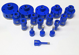 Алмазные коронки KEOS PROFESSIONAL Vacuum brazed (по керамограниту)
